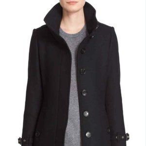 Burberry Gibbsmoore Wool-Blend Trench coat - black, size 2